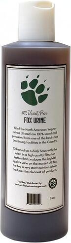 Fox Urine & Fox Plus - بول عالي الجودة 16oz أو مزيج من الغدد والبول والزيت 8oz - قاعدة رائحة Canid ممتازة للاستخدام في الهواء الطلق وإدارة الحياة البرية in Kuwait