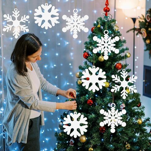 Tinlade 36 Pcs Foam Snowflake Foam White Snowflake Shape Foam Winter Snowflake Decor Christmas Snowflake Bulletin Board Winter Snowflake Cutouts Decor for DIY Craft Xmas Party Decorations in Kuwait
