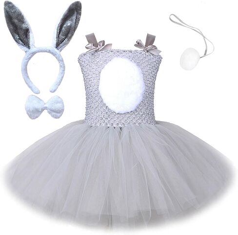 Easter Kids Girls Bunny Costume Tutu Dress Up Clothes Set Rabbit Birthday Party Costume Animal Bunny Kids Costume in Kuwait
