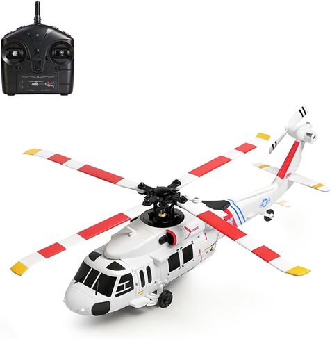 WL K270 UH-60L 2.4G 4CH 170-Class 4-Rotor Flybarless نموذج طائرة هليكوبتر واقعية مع ارتفاع بارومتري يسار/يمين تعديل خنق اليد (إصدار RTF للتدفق البصري) in Kuwait