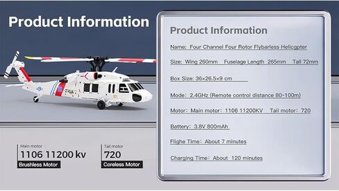 WL K270 UH-60L 2.4G 4CH 170-Class 4-Rotor Flybarless نموذج طائرة هليكوبتر واقعية مع ارتفاع بارومتري يسار/يمين تعديل خنق اليد (إصدار RTF للتدفق البصري) in Kuwait