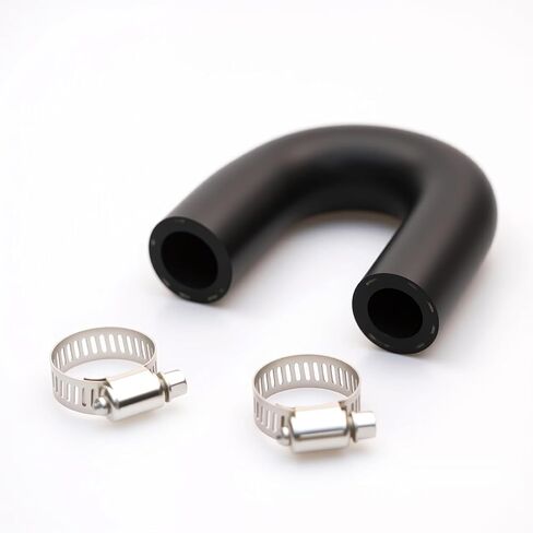 Coolant Crossover Hose Kit for LS & LT Engine Swap - Includes 5/8" to 3/4" Heater Hose and 2 Clamps ls heater core bypass hose 551699 in Saudi Arabia
