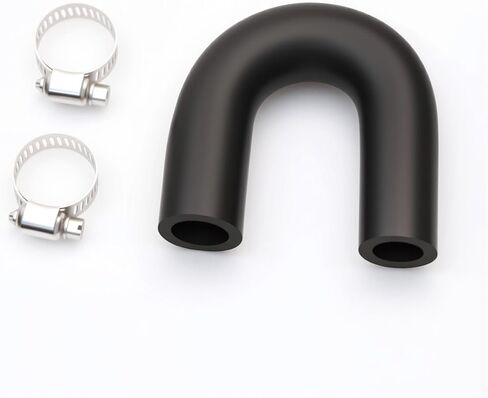 Coolant Crossover Hose Kit for LS & LT Engine Swap - Includes 5/8" to 3/4" Heater Hose and 2 Clamps ls heater core bypass hose 551699 in Saudi Arabia