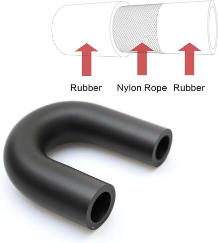 Coolant Crossover Hose Kit for LS & LT Engine Swap - Includes 5/8" to 3/4" Heater Hose and 2 Clamps ls heater core bypass hose 551699 in Saudi Arabia