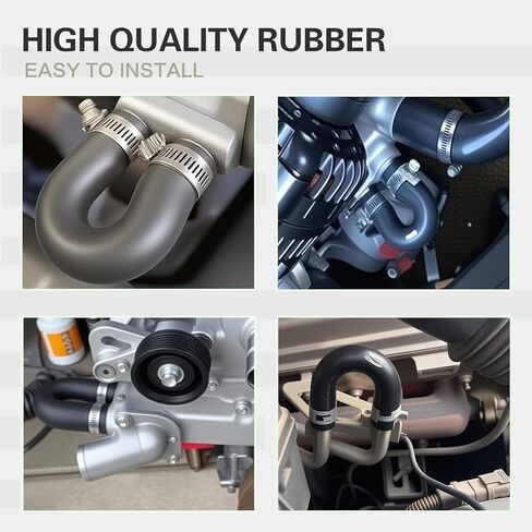 Coolant Crossover Hose Kit for LS & LT Engine Swap - Includes 5/8" to 3/4" Heater Hose and 2 Clamps ls heater core bypass hose 551699 in Saudi Arabia