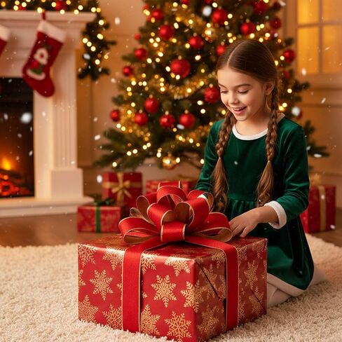 Tegeme عيد الميلاد الشريط السلكية الشريط الأخضر والأحمر 10 ياردة 1.5 بوصة وجه مزدوج لونين البوليستر DIY الحرفية عيد الميلاد لوازم الحفلات لتغليف الهدايا القوس إكليل الشعر الأقواس الحبل صالح الطرف in Kuwait