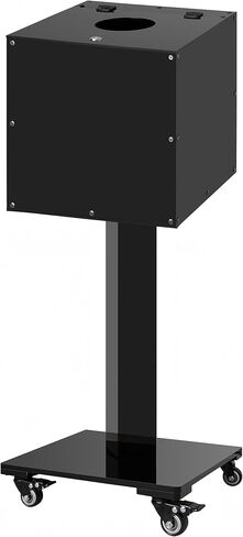 Large Acrylic Raffle Ticket Box with Slot, Mobility Versatile Suggestion/Donation/Offering Collection Boxes with Stand for Drawings, Voting, Ballots, Charity, Feedback, Event, Black in Saudi Arabia