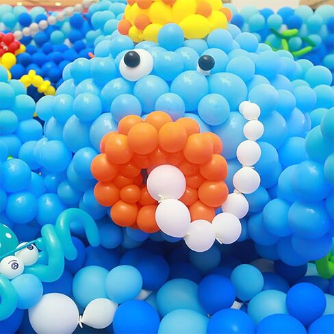 IN-JOOYAA 10 Inch Rainbow Assorted Color Latex Link Balloon 100 Pcs Quick Link Balloons for Party Decoration in Saudi Arabia
