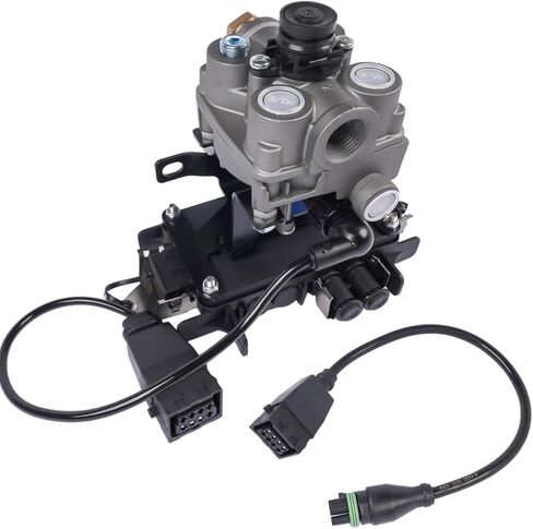 4006120000 Trailer ABS ECU Valve Assembly Replacement for 2S/1M TCS2 Truck Tractor Trailer Systems, Replacement Controller Module with Power Adapter Cable for Heavy-Duty Air Brake Systems in Saudi Arabia