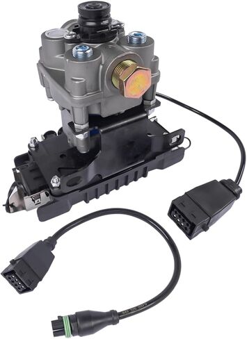 4006120000 Trailer ABS ECU Valve Assembly Replacement for 2S/1M TCS2 Truck Tractor Trailer Systems, Replacement Controller Module with Power Adapter Cable for Heavy-Duty Air Brake Systems in Saudi Arabia