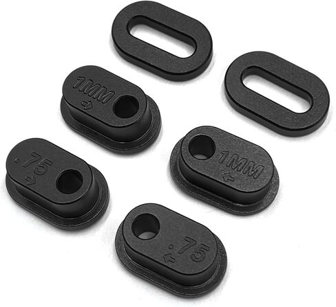 1Set RC Aluminum Chain Tension Adjuster Set for LOSI 1/4 Promoto MX Motorcycle Upgrades Parts(Black) in Saudi Arabia