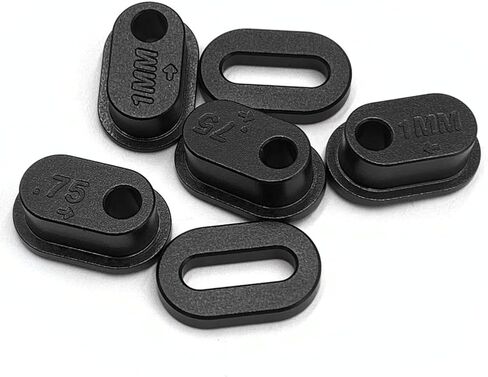 1Set RC Aluminum Chain Tension Adjuster Set for LOSI 1/4 Promoto MX Motorcycle Upgrades Parts(Black) in Saudi Arabia