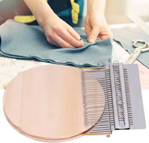 نول نسيج صغير، أداة نسج من نوع Speedweve، أداة إصلاح نسيج نول جريئة خشبية، آلة رتق DIY لإصلاح جوارب الجينز (28 خطافًا) in Saudi Arabia