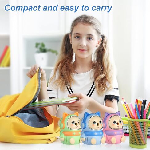 Manual Pencil Sharpener for Kids. 5-Point Selector. Small Handheld Pencil Sharpener. Quiet for Home Desks and School Classroom. Cute (Pink) in Saudi Arabia