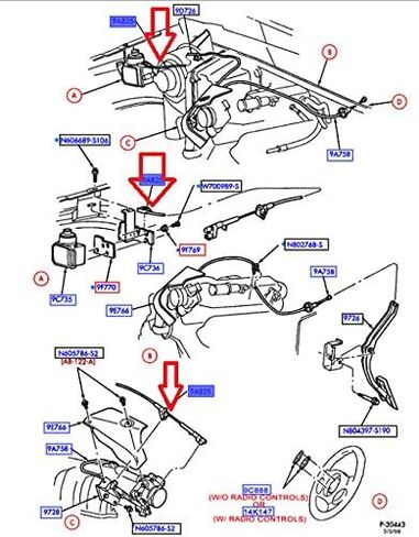 Ford كابل المحرك الأصلي لشركة Ford Motor Co - F87Z9A825GA in Saudi Arabia