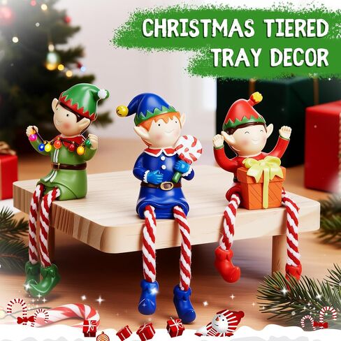 3 Pcs Bee Gnomes Figurines Table Decorations Bee World Bee Day Sitter with Dangling Legs Spring Resin Gnome Figurines for Honey Bee Decorations Holiday Ornaments Tiered Tray in Kuwait