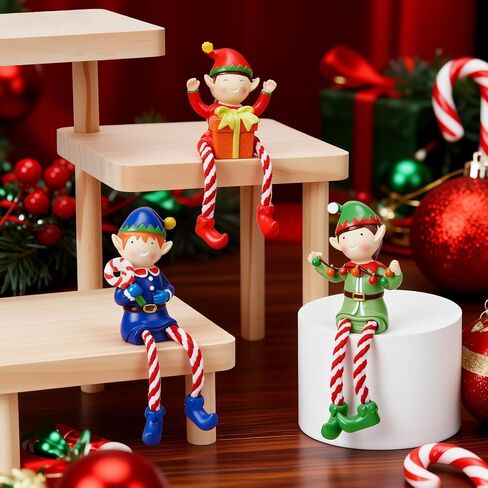 3 Pcs Bee Gnomes Figurines Table Decorations Bee World Bee Day Sitter with Dangling Legs Spring Resin Gnome Figurines for Honey Bee Decorations Holiday Ornaments Tiered Tray in Kuwait