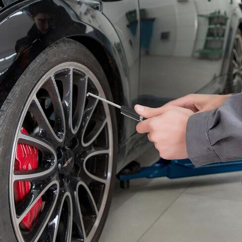 Zerodeko Brake Pad Measuring Tool Precision Tire Tread Depth Gauge for Accurate Brake Pad Thickness Assessment Versatile Auto Brake Gauge for Easy Wear Measurement in Saudi Arabia