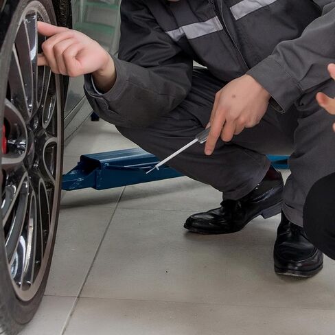 Zerodeko Brake Pad Measuring Tool Precision Tire Tread Depth Gauge for Accurate Brake Pad Thickness Assessment Versatile Auto Brake Gauge for Easy Wear Measurement in Saudi Arabia