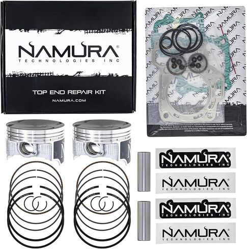 NICHE Cylinder Namura Piston Kit for Kawasaki Prairie 700 KFX700 KVF700A KVF700B KVF700D 11005-1992 ATV 2 Pack in Saudi Arabia
