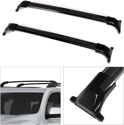 FINDAUTO Universal 47 "إطار النافذة حامل سقفي قضبان متقاطعة قضبان الشحن لحامل البضائع على السطح للأمتعة زورق الكاياك والدراجة على الجليد in Kuwait