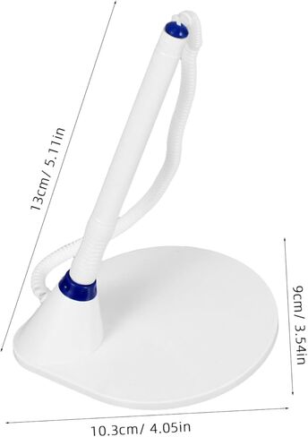 jojofuny Ergonomic Counter Pen with Plastic Cord and Holder Smooth Ballpoint Signing Pen for Bank Office School Use Secure Desktop Writing Tool with Comfortable Grip Blue Ink in Saudi Arabia