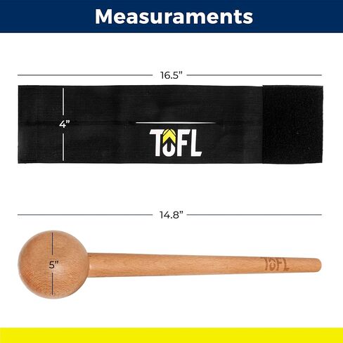 Knuckle Buster? 2" Longer Than Most So You Will Not Bust Your Knuckles - TOFL’S Baseball Glove Mallet to Form The Glove to How You Like It! Mazo de guante de béisbol in Saudi Arabia