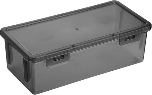Hipiwe 2 Packs Plastic Cash Box Money Organizer Black Currency Tray Rectangular Cash Storage Holder with Lid Currency Collection Box for Coin Credit Card Checks Pens in Saudi Arabia
