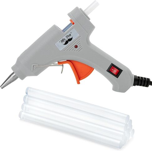 Mr. Pen- Mini Hot Glue Gun and Sticks Set, Heavy Duty Glue Gun with 10 pcs Sticks in Saudi Arabia