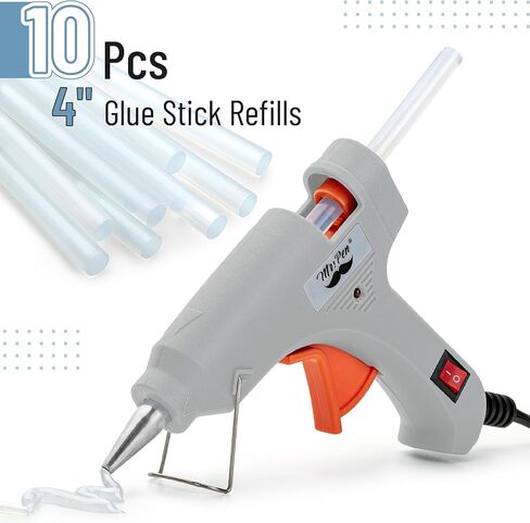 Mr. Pen- Mini Hot Glue Gun and Sticks Set, Heavy Duty Glue Gun with 10 pcs Sticks in Saudi Arabia