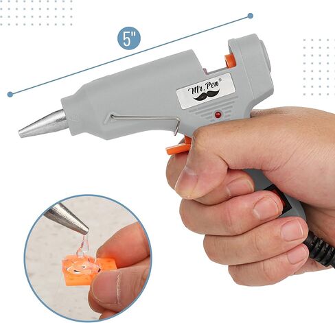 Mr. Pen- Mini Hot Glue Gun and Sticks Set, Heavy Duty Glue Gun with 10 pcs Sticks in Saudi Arabia