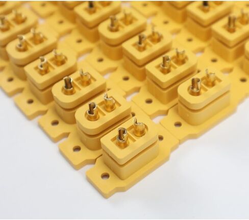 5/10/15pcs XT60E-F Battery Connector Adapters; High Current Gold/Brass Plated Nickel Power Connectors for Remote Control Models distintivo(10PCS XT60E-F) in Saudi Arabia