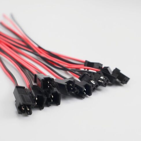 5 / 10 أزواج مقبس توصيل 2Pin ذكر إلى أنثى سلك موصل شرائط LED مصباح سائق موصلات كابل محول سريع مميز (SM-2pin-10cm-10pairs) in Saudi Arabia