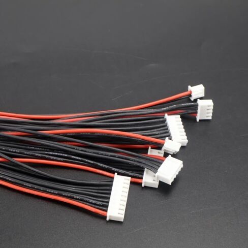 10Pcs 15CM 1S 2S 3S 4S 5S 6S 7S 8S JST-XH JST XH Connector Adapter Plug Balance Changer Wire Charger Cable for Lipo Battery distintivo(6S - 15CM 10PCS) in Saudi Arabia