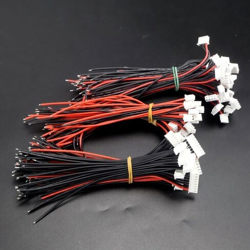 10Pcs 15CM 1S 2S 3S 4S 5S 6S 7S 8S JST-XH JST XH Connector Adapter Plug Balance Changer Wire Charger Cable for Lipo Battery distintivo(6S - 15CM 10PCS) in Saudi Arabia