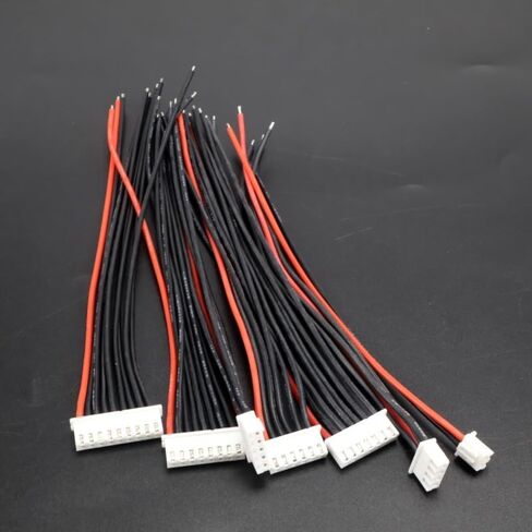 10Pcs 15CM 1S 2S 3S 4S 5S 6S 7S 8S JST-XH JST XH Connector Adapter Plug Balance Changer Wire Charger Cable for Lipo Battery distintivo(6S - 15CM 10PCS) in Saudi Arabia