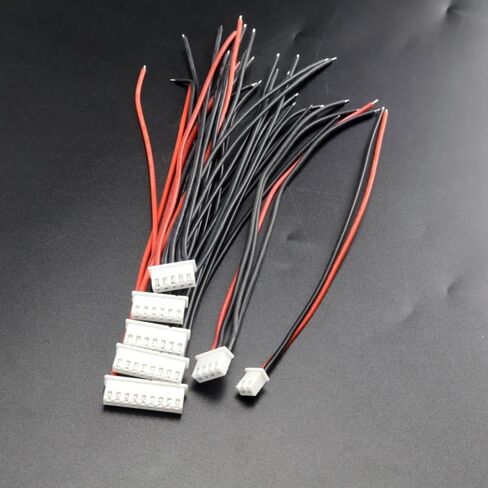 10Pcs 15CM 1S 2S 3S 4S 5S 6S 7S 8S JST-XH JST XH Connector Adapter Plug Balance Changer Wire Charger Cable for Lipo Battery distintivo(6S - 15CM 10PCS) in Saudi Arabia