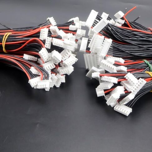 10Pcs 20CM 1S-8S JST-XH JST XH Connector Adapter Plug Balance Changer Wire Charger Cable for Lipo Battery distintivo(6S - 20CM 10PCS) in Saudi Arabia