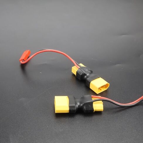 5PCS XT60 Male to Female JST Female / Male in-line Power Adapter Lipo Connector for RC Battery Lipo Model Accessory distintivo(XT60 with JST Female) in Saudi Arabia