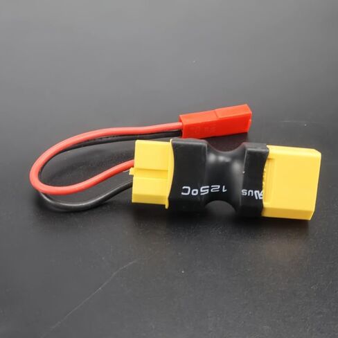 5PCS XT60 Male to Female JST Female / Male in-line Power Adapter Lipo Connector for RC Battery Lipo Model Accessory distintivo(XT60 with JST Female) in Saudi Arabia