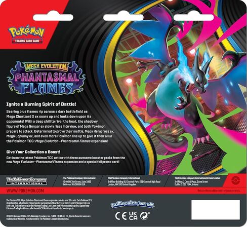 Pokémon TCG: Mega Evolution—Phantasmal Flames Triple Pack Sneasel (1 Foil Promo Card & 3 Booster Packs) in Saudi Arabia