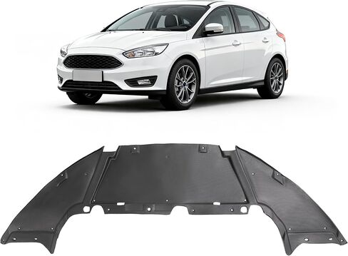 درع سبلاش للمحرك الأمامي السفلي متوافق مع 2012-2018 Ford Focus 2.0L 2016-2018 Ford Focus 2.3L لاستبدال FO1228119 CP9Z8310A Center Under Cover Guard البلاستيك (PE) أسود in Kuwait
