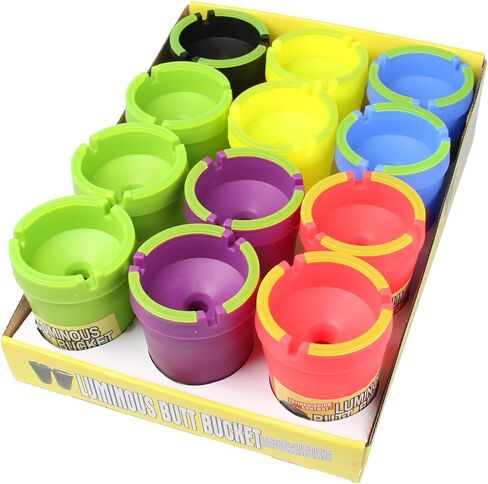 Car Ashtray with Double Layer - Pink Plastic Container for Ash Disposal & Cigarette Storage in Saudi Arabia