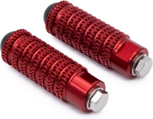 لسوزوكي ل GSXR 600 750 1000 K1-K4 ل SV650S SV1000/S 8 مللي متر العالمي للدراجات النارية Rearset Footpeg أوتاد القدم (أحمر) in Kuwait