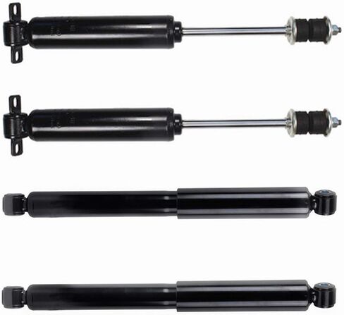 دعامات ممتص الصدمات الأمامية والخلفية Maxfavor مناسبة لسيارات RWD Toyota Pickup 1984 1985 1986 1987 1988 1989 1990 1991 1992 1993 1994 1995، كابينة ممتدة/قياسية فقط، هيكل ث/1 طن، نظام تعليق الصدمات in Kuwait