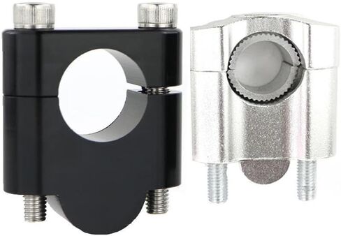 Handlebar Clamps Risers For XR650L For CR500R For CRF250M For CRF450RL 2021 2022 2023 2024 2025 22 Mm 7/8" Fat Bar Handlebar Mounting Riser(Black Riser 30mm) in Saudi Arabia