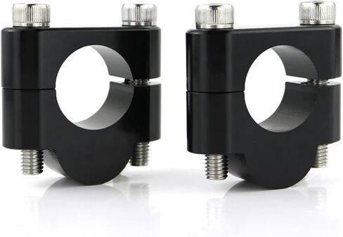 Handlebar Clamps Risers For XR650L For CR500R For CRF250M For CRF450RL 2021 2022 2023 2024 2025 22 Mm 7/8" Fat Bar Handlebar Mounting Riser(Black Riser 30mm) in Saudi Arabia