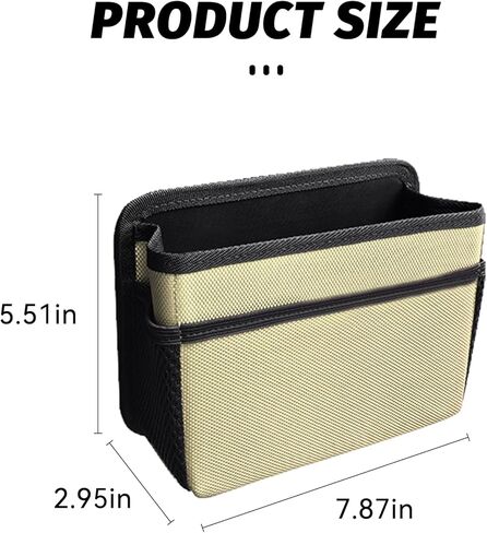 Car Trash Can, Foldable Mini Vehicle Trash Bin Garbage Organizer Holder, Waterproof Hanging Mini Auto Dustbin Accessories Storage Container for Vans, SUVs (black) in Saudi Arabia