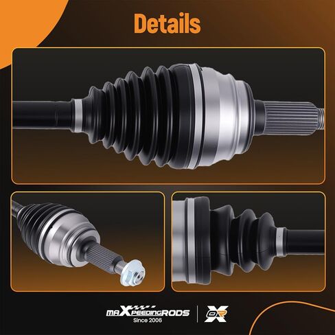 maXpeedingrods [4WD 6-Lug] Pair (2) Front CV Axle for Cadillac Escalade 1999-2006, for Chevrolet Silverado Suburban 1500 K1500 K2500 Tahoe Avalanche Blazer, for GMC Sierra K1500 66-1009 in Saudi Arabia