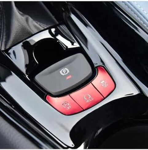 مقبض تعديل درجة الحرارة لسيارة Toyotaes لـ CHR 2016 2017 2018 2020 2021 لوحة تحويل السيارة زر تكييف الهواء مفتاح التحكم في المناخ HVAC (فضي) in Kuwait